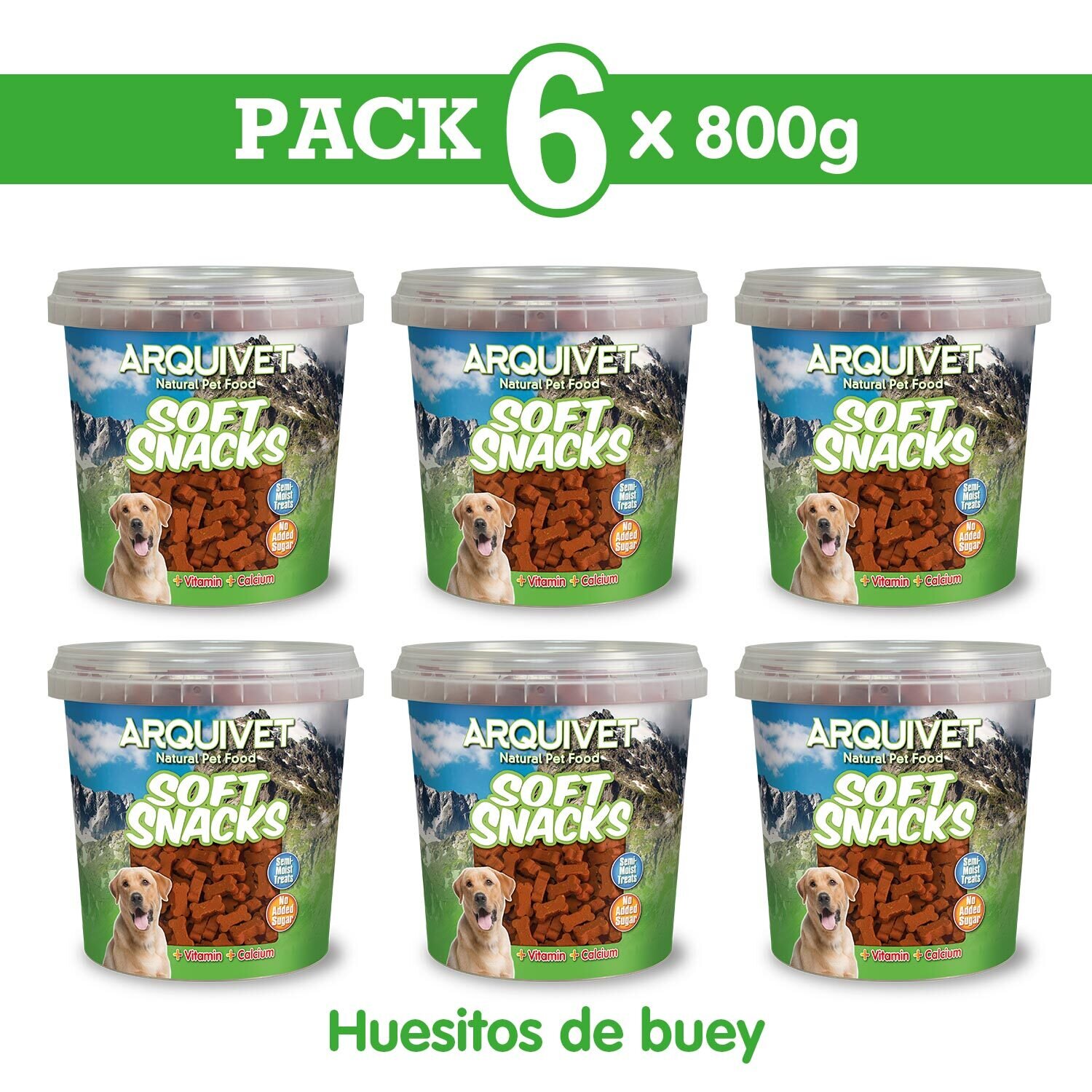 Pack 6 Huesitos de buey 800 gr Pack 6 Huesitos de buey 800 gr
