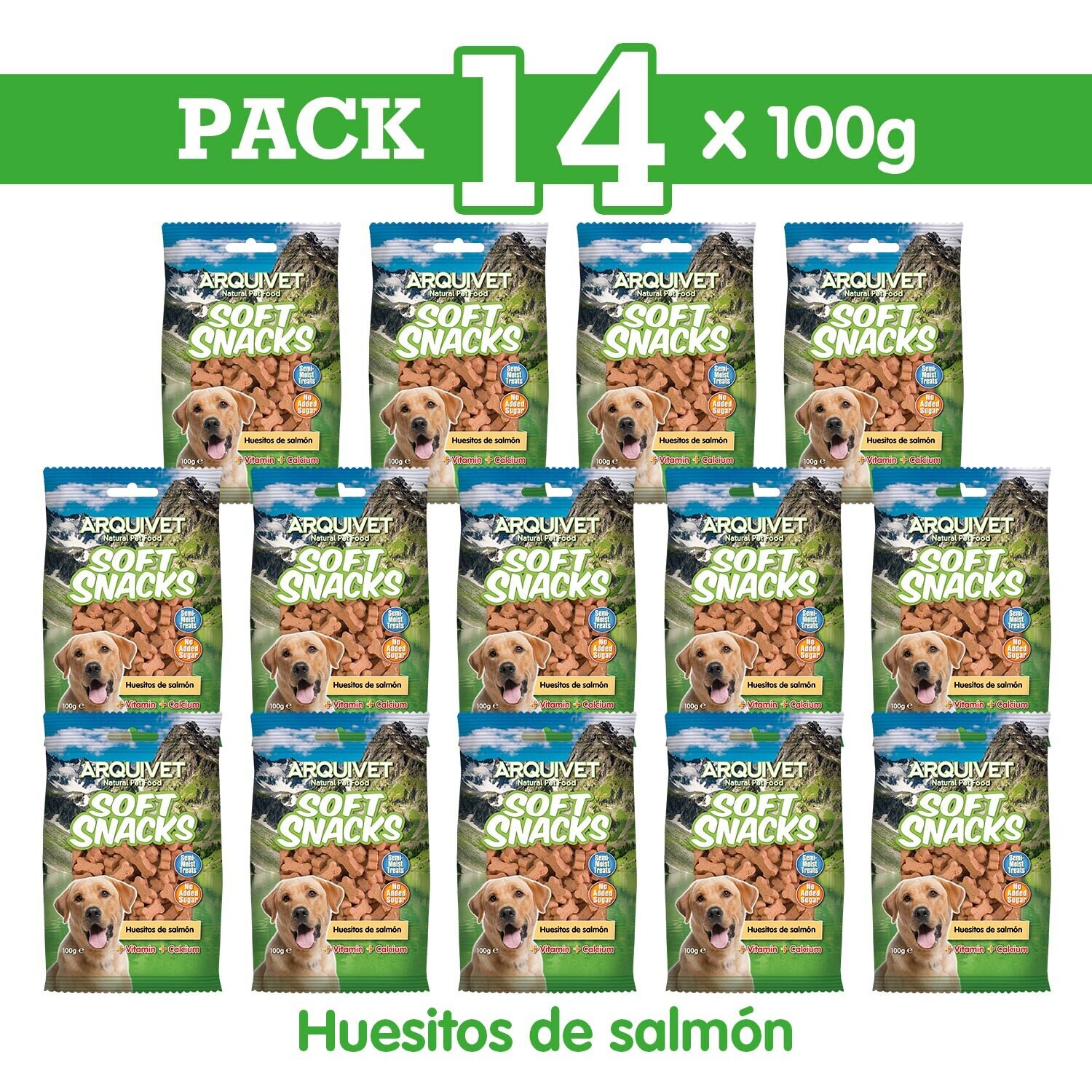 Pack 14 Huesitos de salm�n 100gr