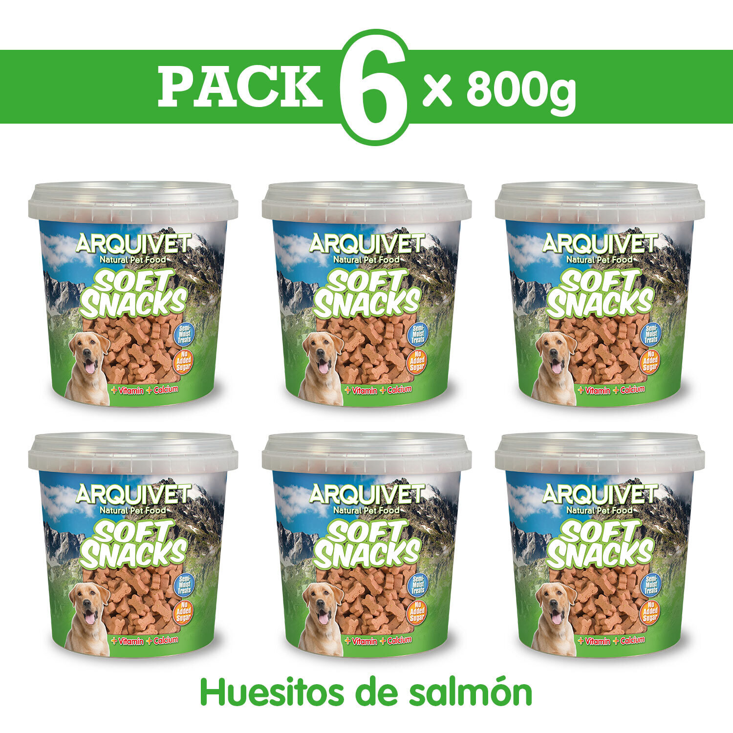 Pack  6 Huesitos de salm�n 800 gr