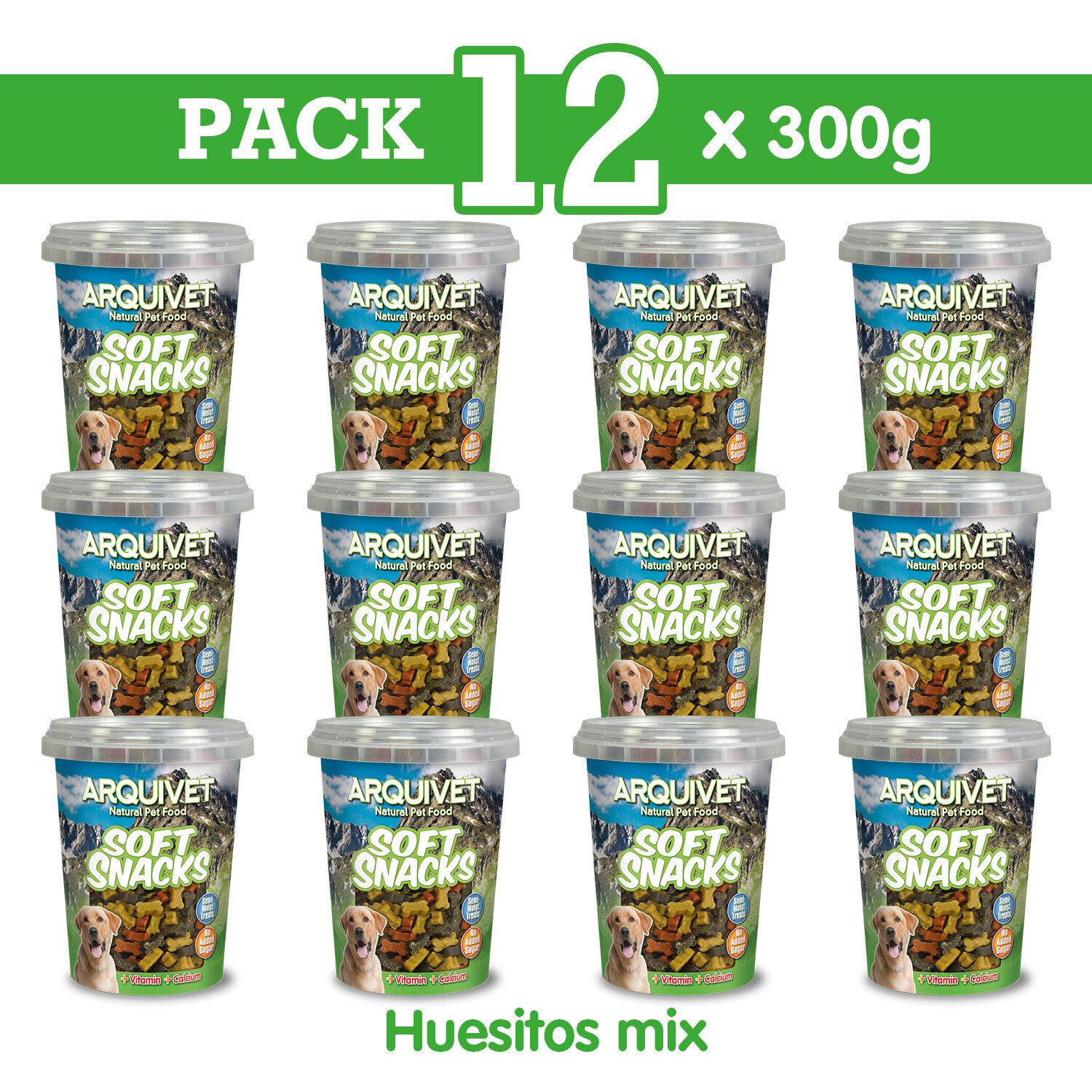 Pack 12 Huesitos mix 300 gr Pack 12 Huesitos mix 300 gr
