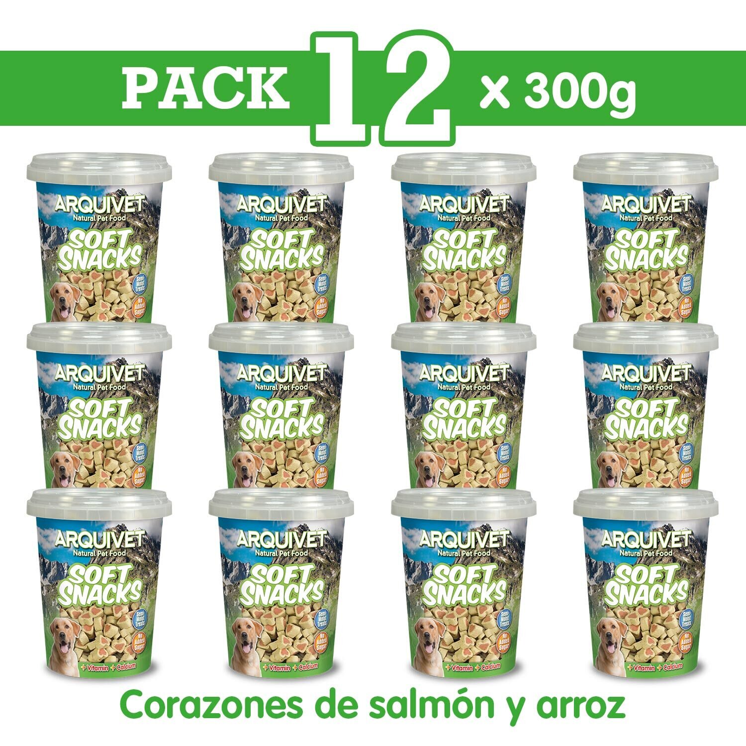 Pack 12 Corazones de salm�n y arroz 300 gr