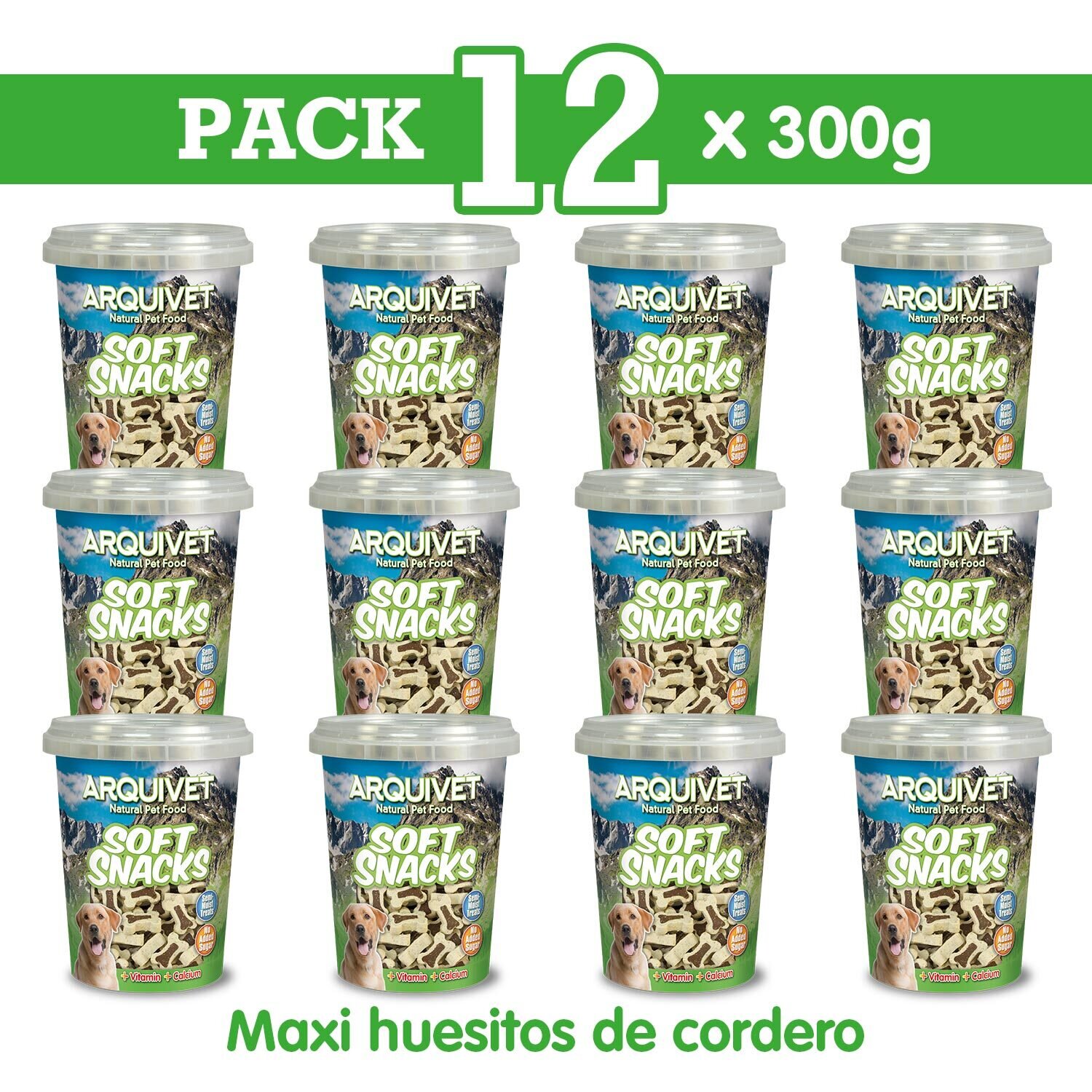 Pack 12 Maxi huesitos de cordero 300 gr