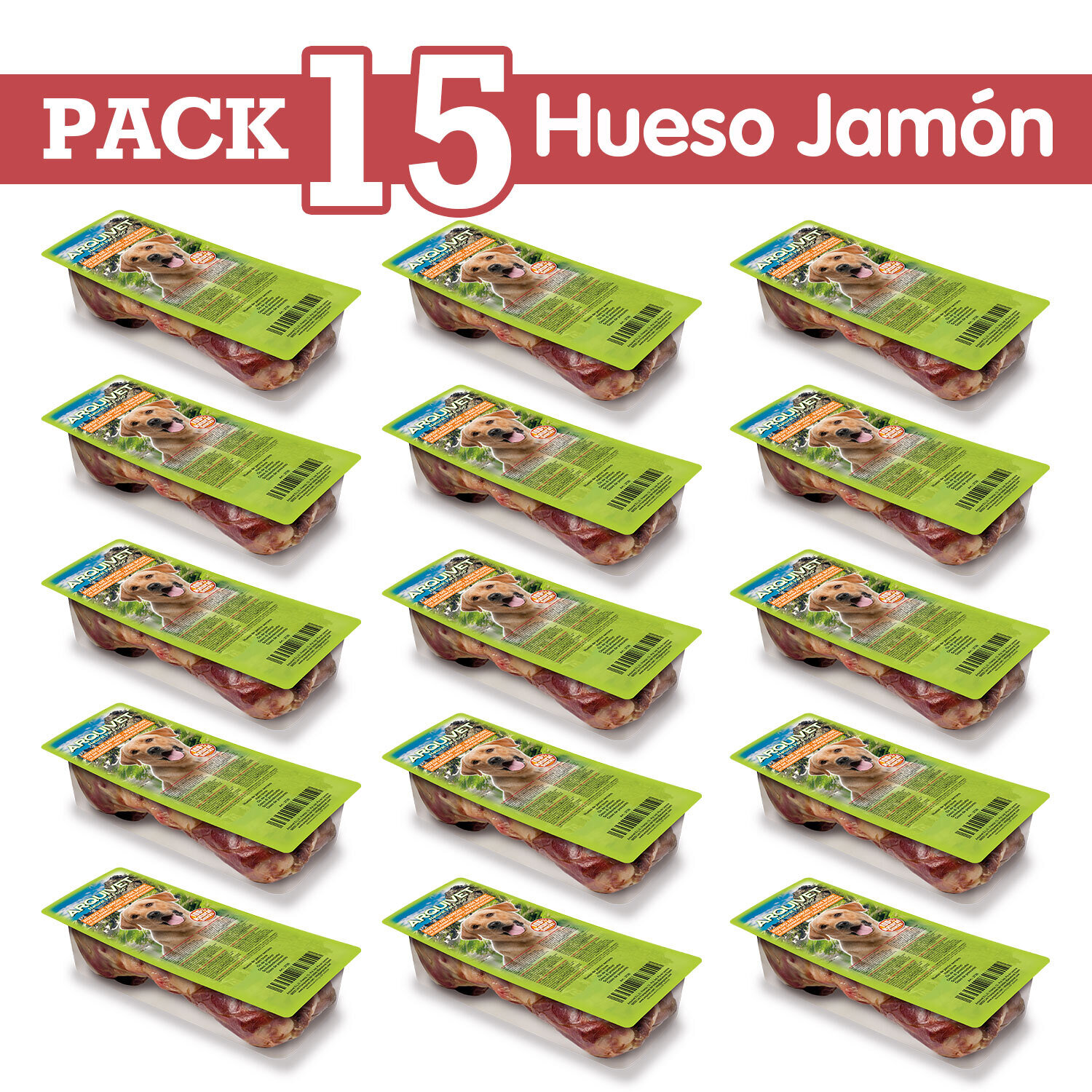 Pack 15 hueso jam�n