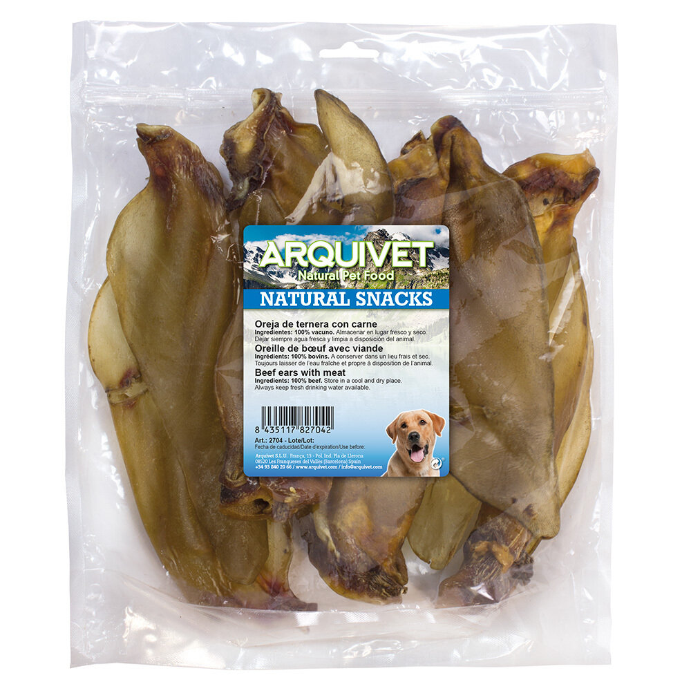 Oreja de ternera con carne (Bolsa 25 uds.)