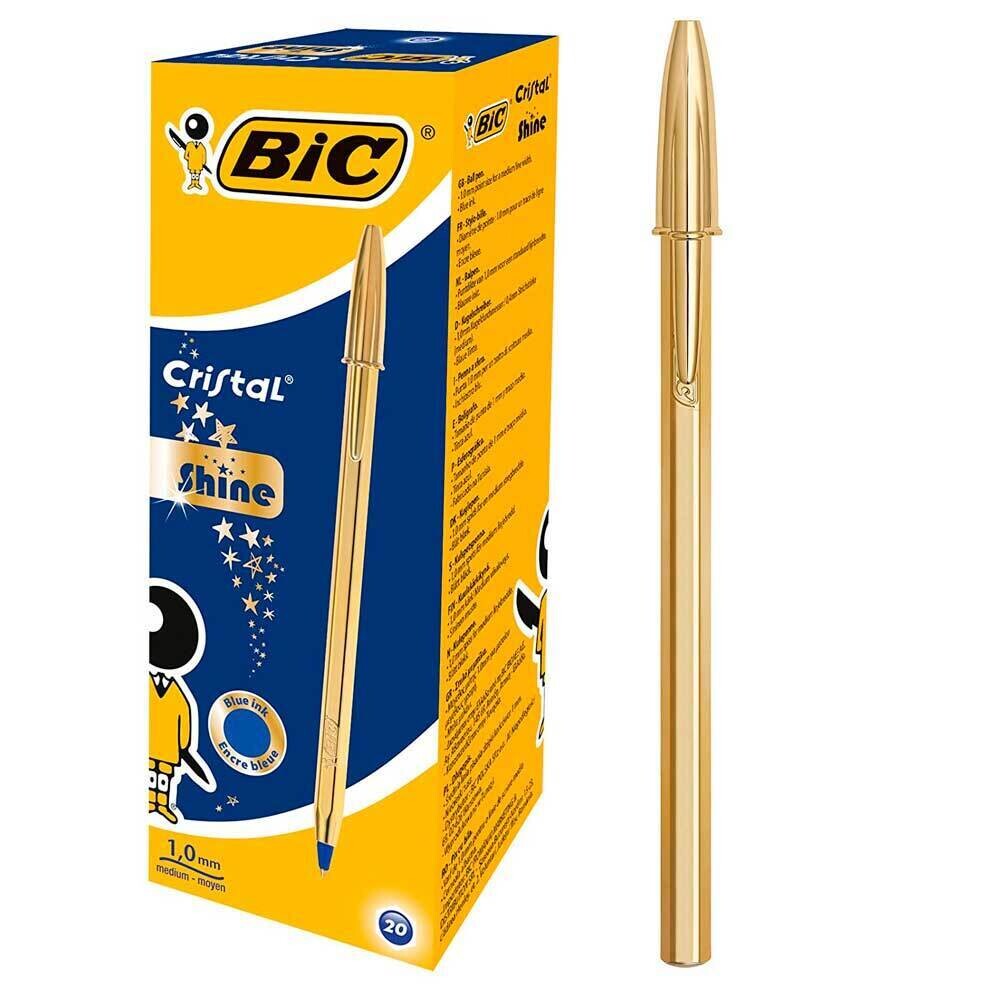 BIC Cristal Shine Con Tinta Dorada y Punta Ancha (1,6 mm)  1 BOLIGRAFO