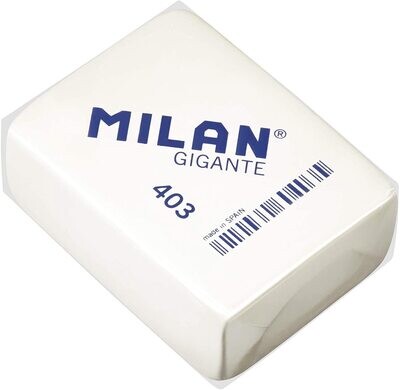 MILAN 403 - Goma de borrar, 3 unidades GIGANTE