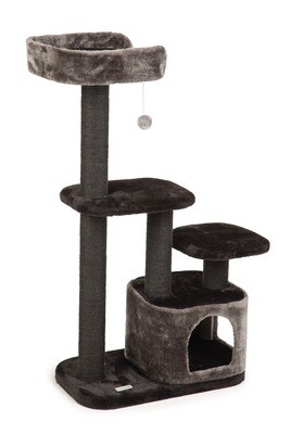 K&BZ BZ RASCADOR �RBOL PORONTI, NEGRO/GRIS 60 X 40 X 115CM