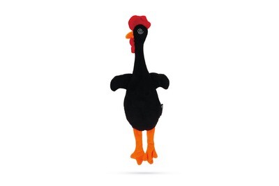 K&BZ JUGUETE DE PELUCHE HUHN, NEGRO 40 X 10 X 5 CM