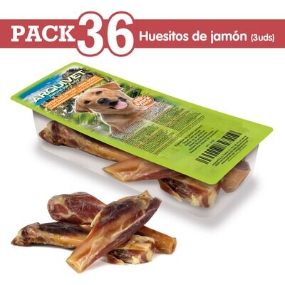 Pack 36 Huesitos de jam�n 3 uni.