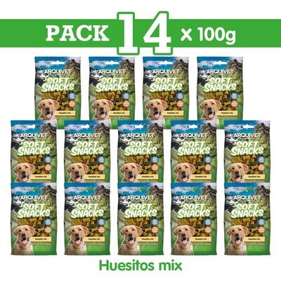Pack 14 Huesitos mix 100gr