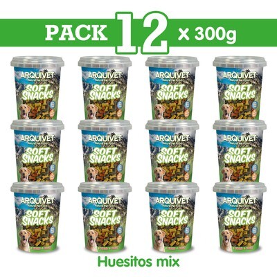 Pack 12 Huesitos mix 300 gr