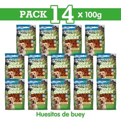 Pack 14 Huesitos de buey 100gr