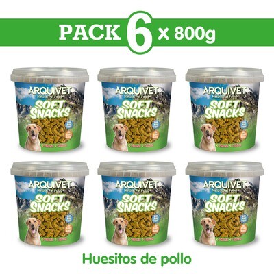 Pack  6 Huesitos de pollo 800 gr
