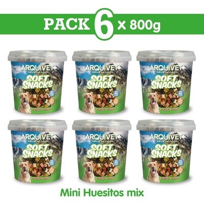 Pack  6 Mini Huesitos Mix 800 gr