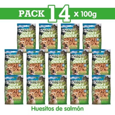 Pack 14 Huesitos de salm�n 100gr