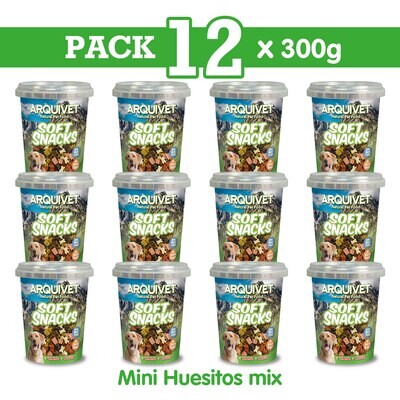 Pack 12 Mini Huesitos Mix 300 gr
