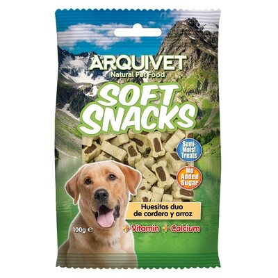 Soft Snacks Huesitos duo de cordero y arroz 100 g