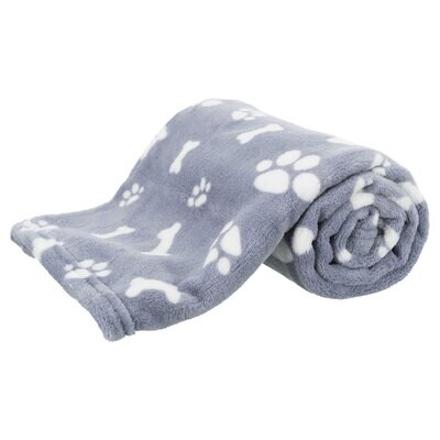 Manta Kenny, felpa, 100 � 75 cm, Azul