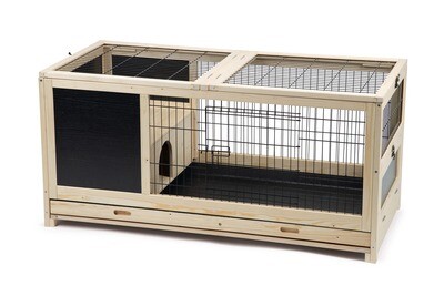 K&BZ JAULA PARA CONEJO JEZ INTERIOR, MADERA 116 X 54 X 65,4