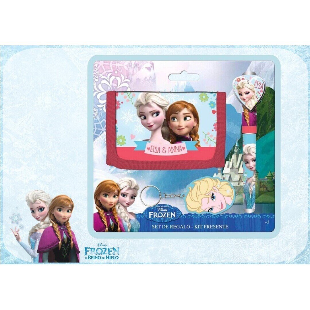 AS9784 BLISTER BILLETERO+BOLI+LLAVERO FROZEN