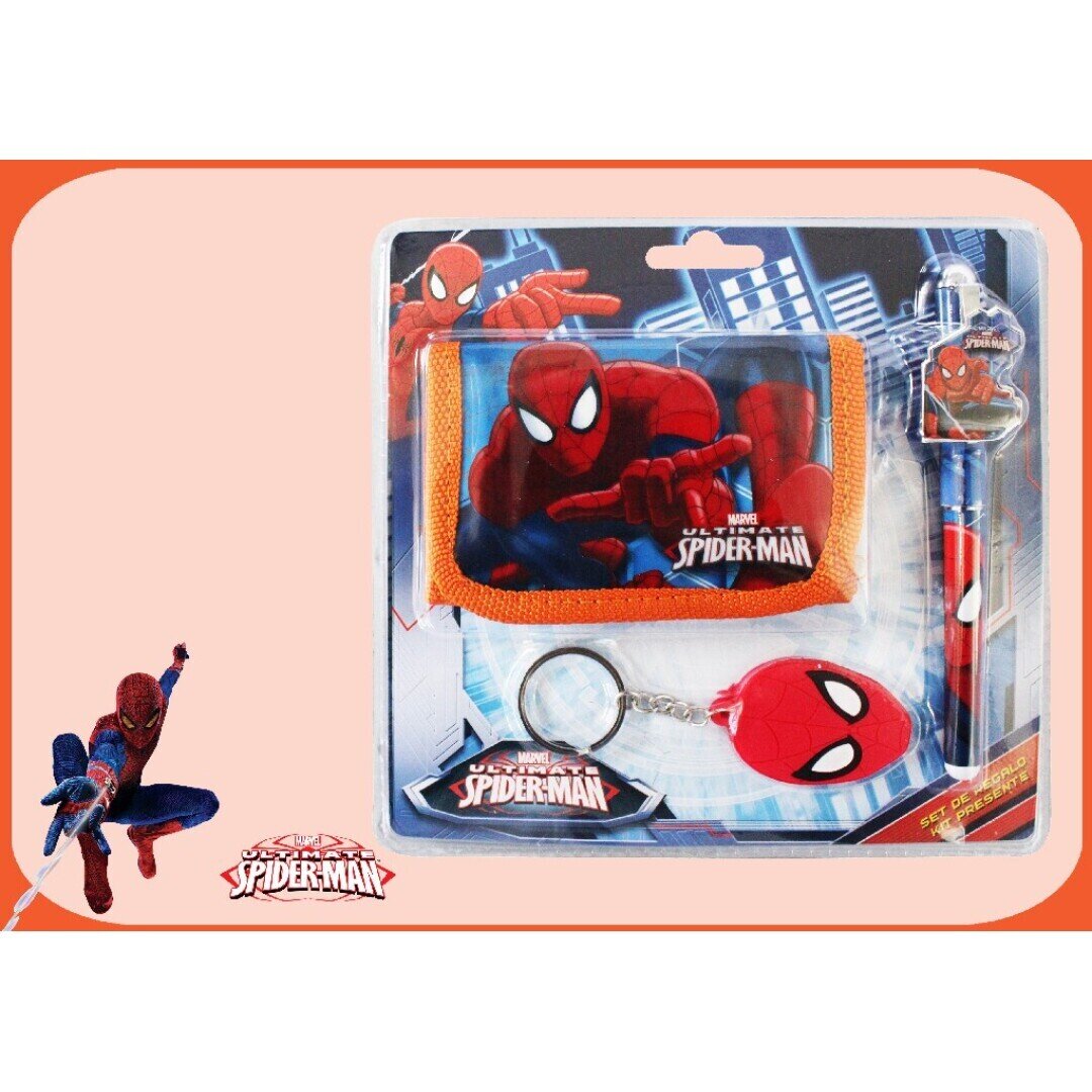AS9788 BLISTER BILLETERO+BOLI+LLAVERO SPIDERMAN