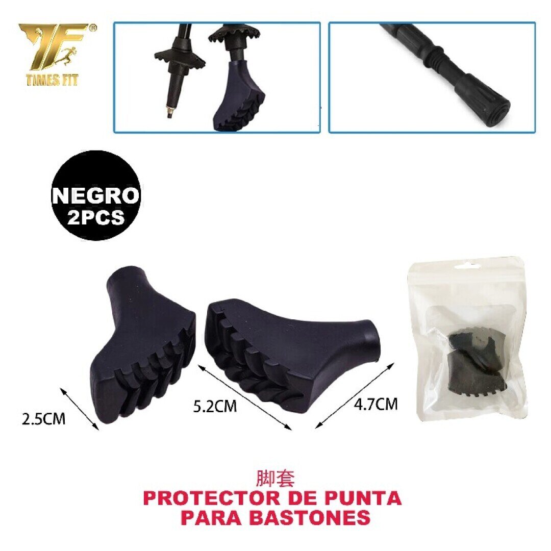 PROTECTOR DE PUNTA PARA BASTONES 2PCS