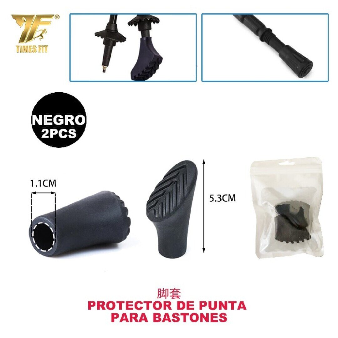 PROTECTOR DE PUNTA PARA BASTONES 2PCS