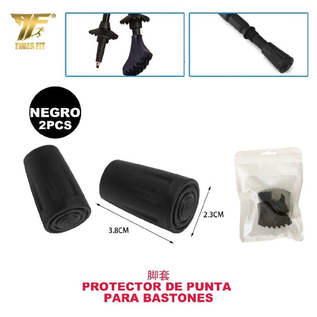 PROTECTOR DE PUNTA PARA BASTONES 2PCS