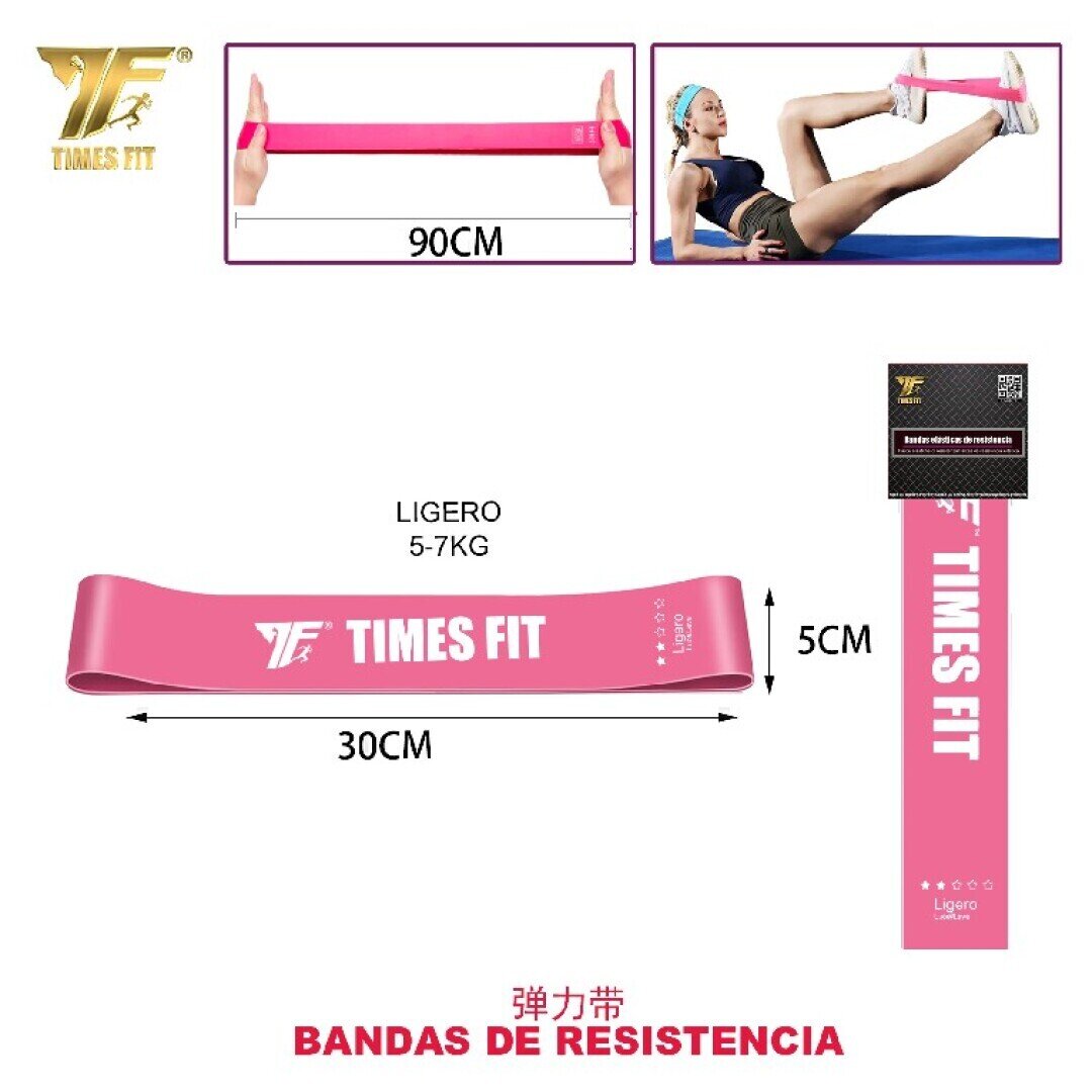 BANDAS DE RESISTENCIA LIGERO 5-7KG