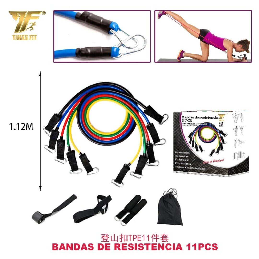 BANDAS DE RESISTENCIA 11PCS