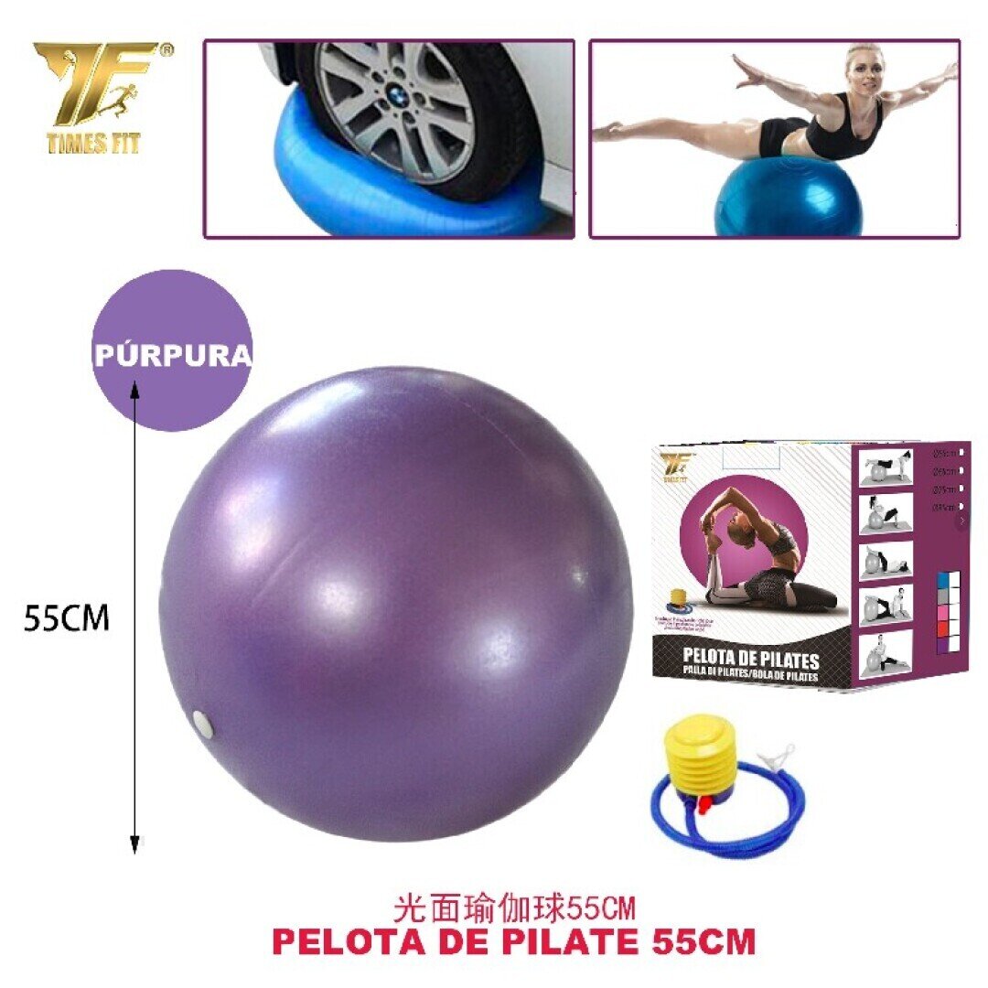 PELOTA DE PILATE 55CM PURPURA