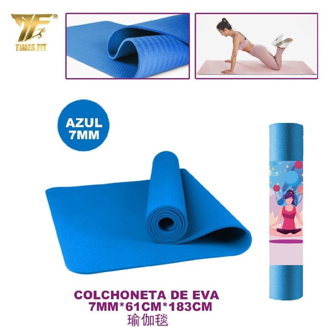 COLCHONETA DE EVA 7MM*183CM*61CM AZUL