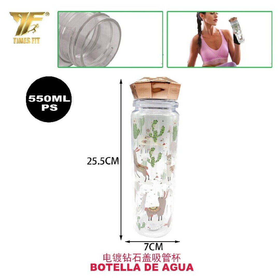 BOTELLA DE AGUA 550ML 25,5*7CM