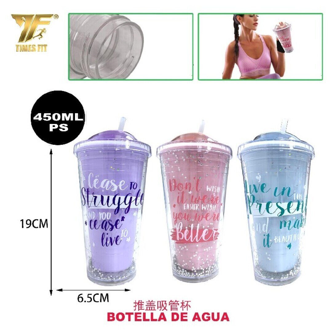 BOTELLA DE AGUA 450ML 19*6,5CM