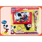 AS9785 BLISTER BILLETERO+BOLI+LLAVERO MICKEY