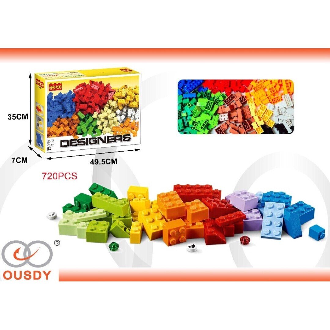 PUZZLE BLOQUES  STANDAR EN CAJA 720PCS