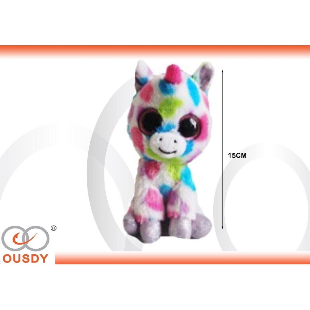PELUCHE  UNICORNIO MULTICOLORES