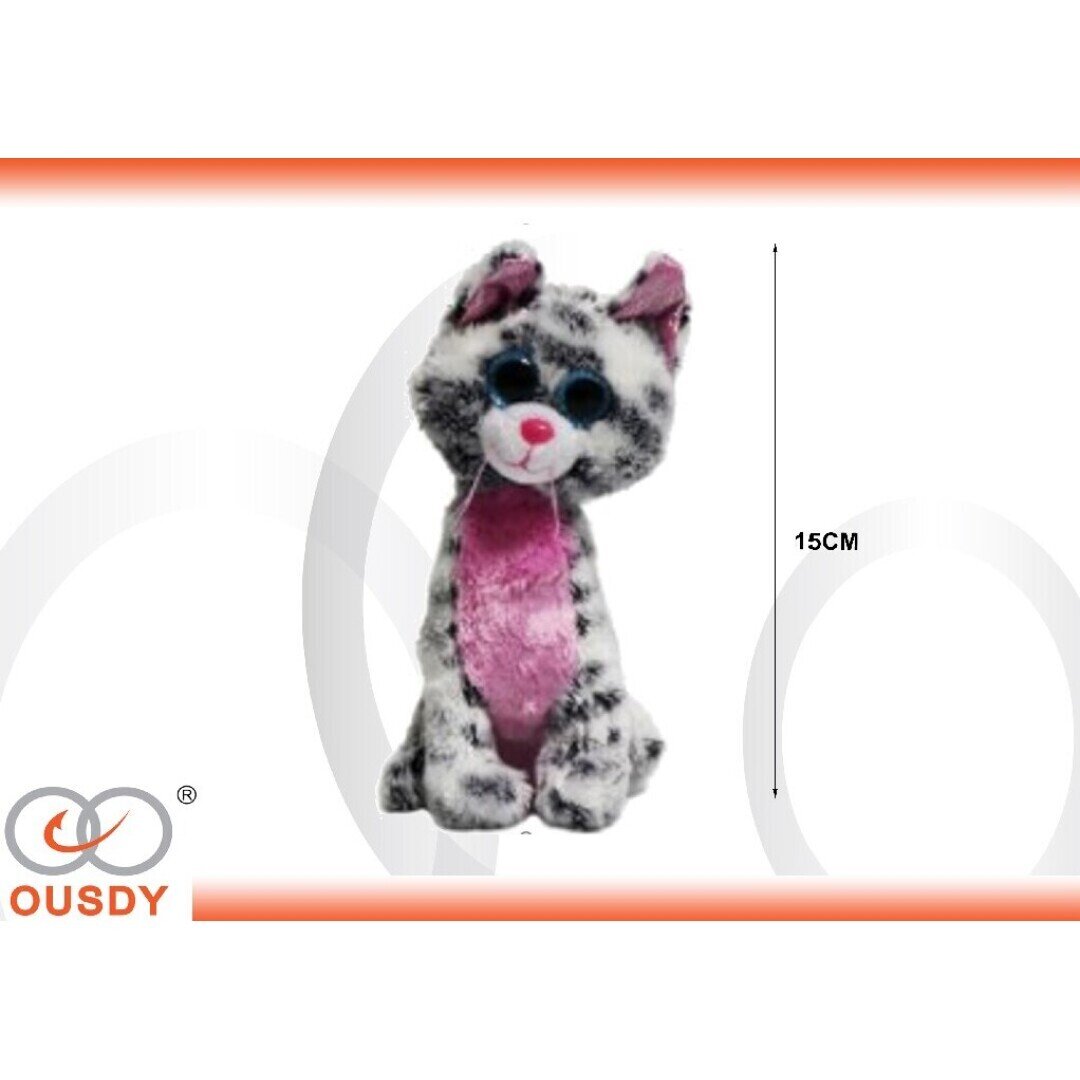 PELUCHE  GATO GRIS