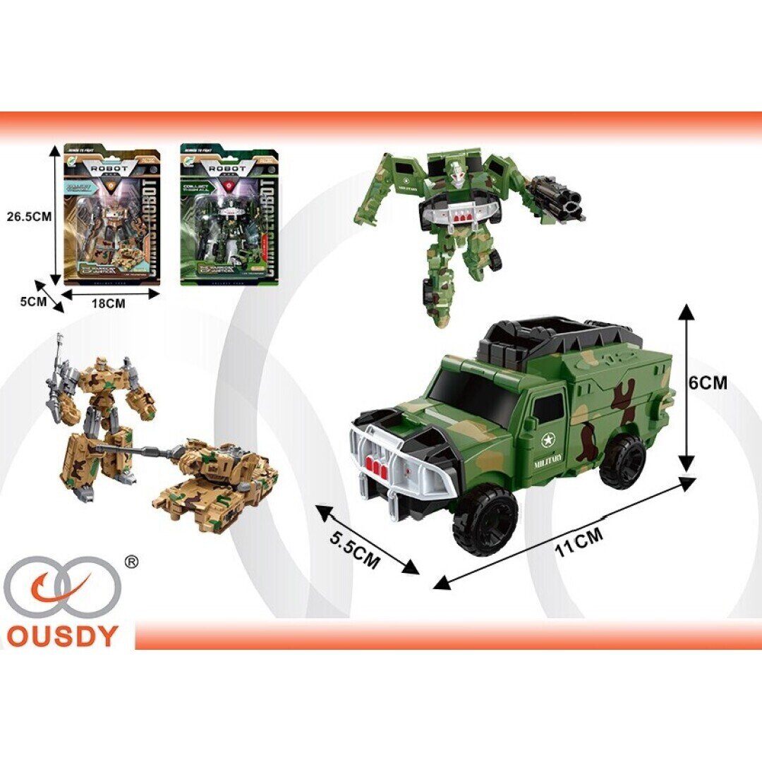 ROBOT MILITAR TRANSFORMABLE