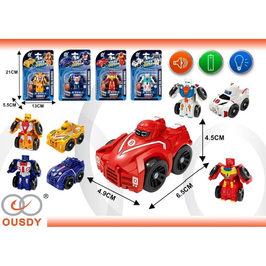 COCHE ROBOT TRANSFORMABLE