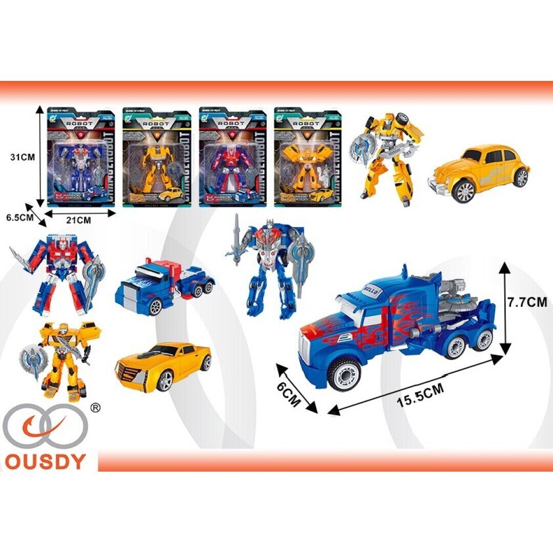 COCHE DEPORTE ROBOT TRANSFORMABLE