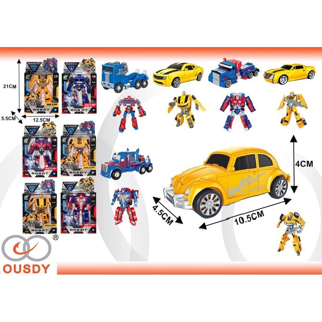 COCHE DEPORTE ROBOT TRANSFORMABLE