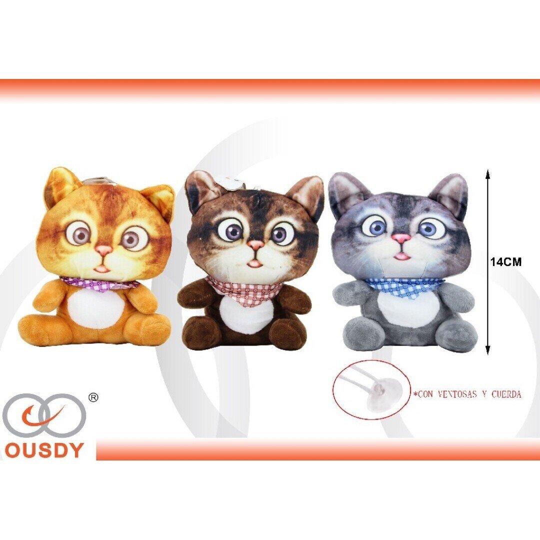 PELUCHE GATO 14CM