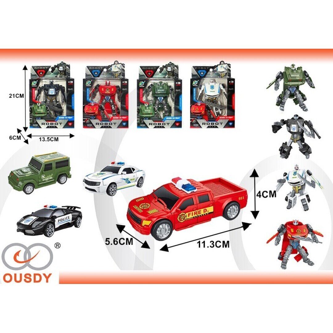 COCHE ROBOT  TRANSFORMABLE