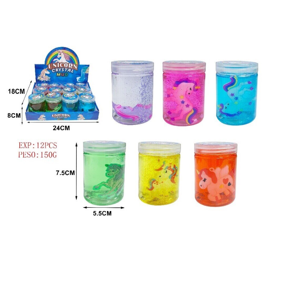 SLIME 150G CON UNICORNIO EXP:12PCS