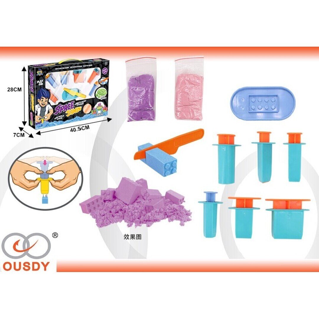 CAJA ARENA MAGICA  CON ACCESORIOS