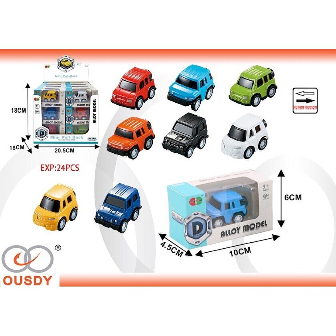 COCHE METALICO  EXP:24PCS