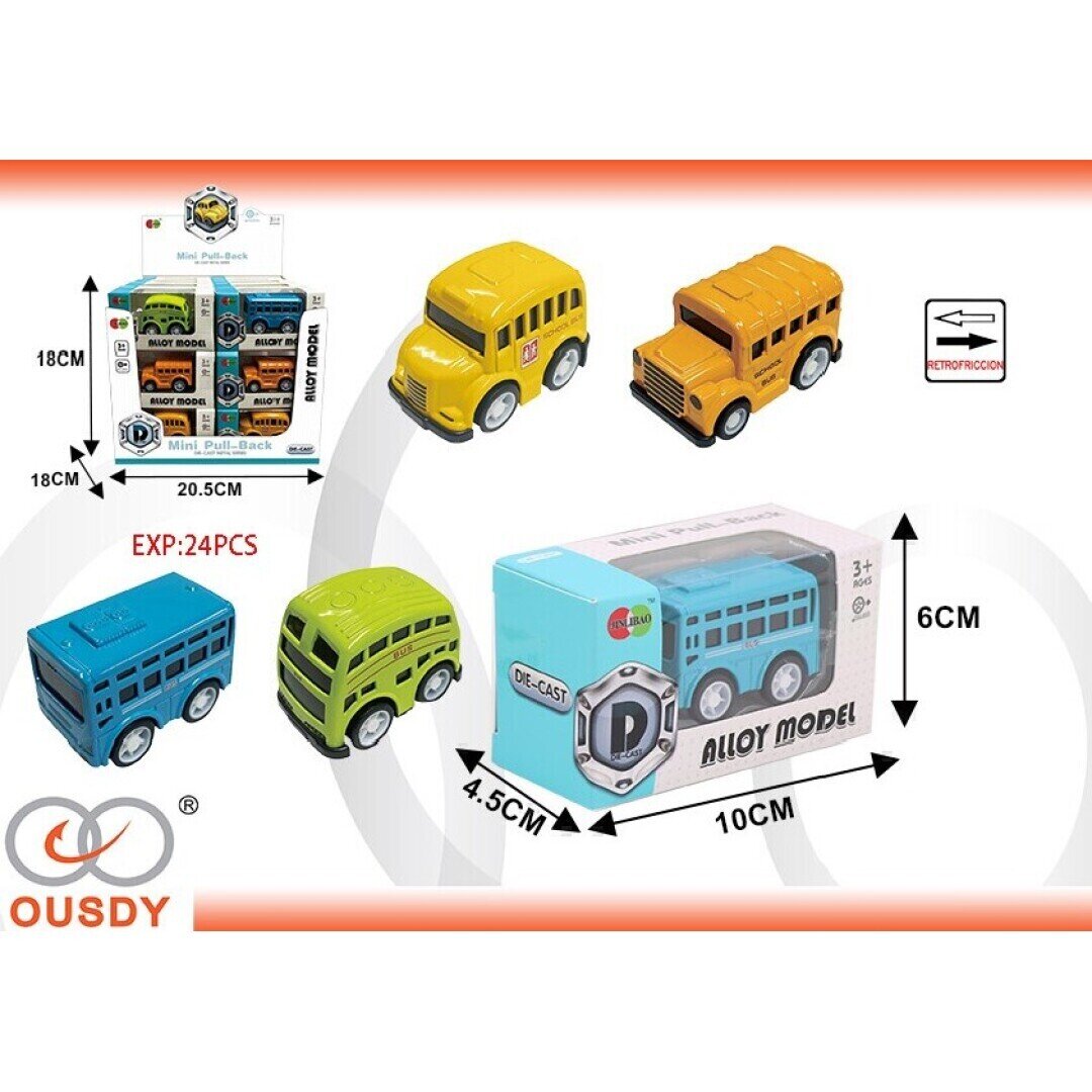 COCHE METALICO EXP:24PCS