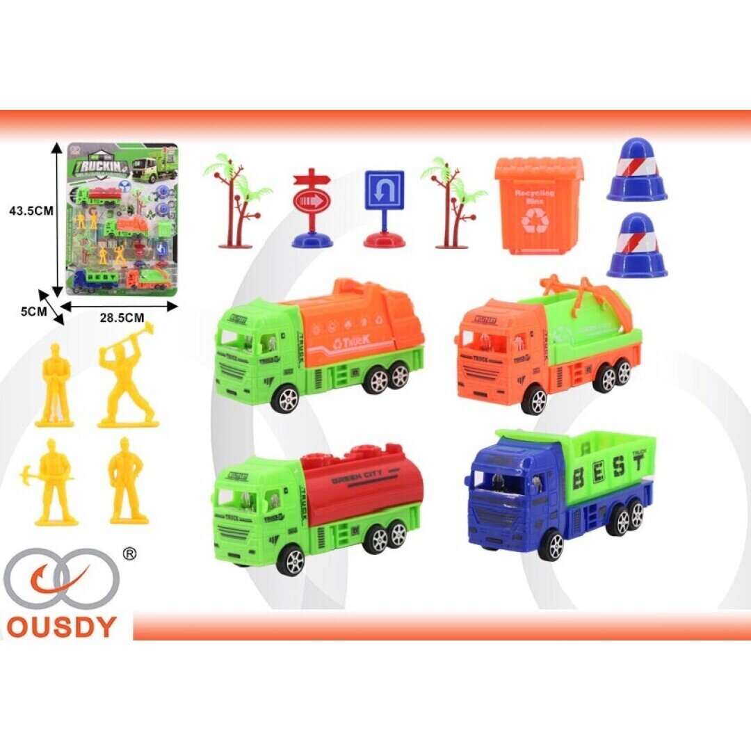 JUEGO DE CAMION DE LIMPIEZA CON ACCESORIOS