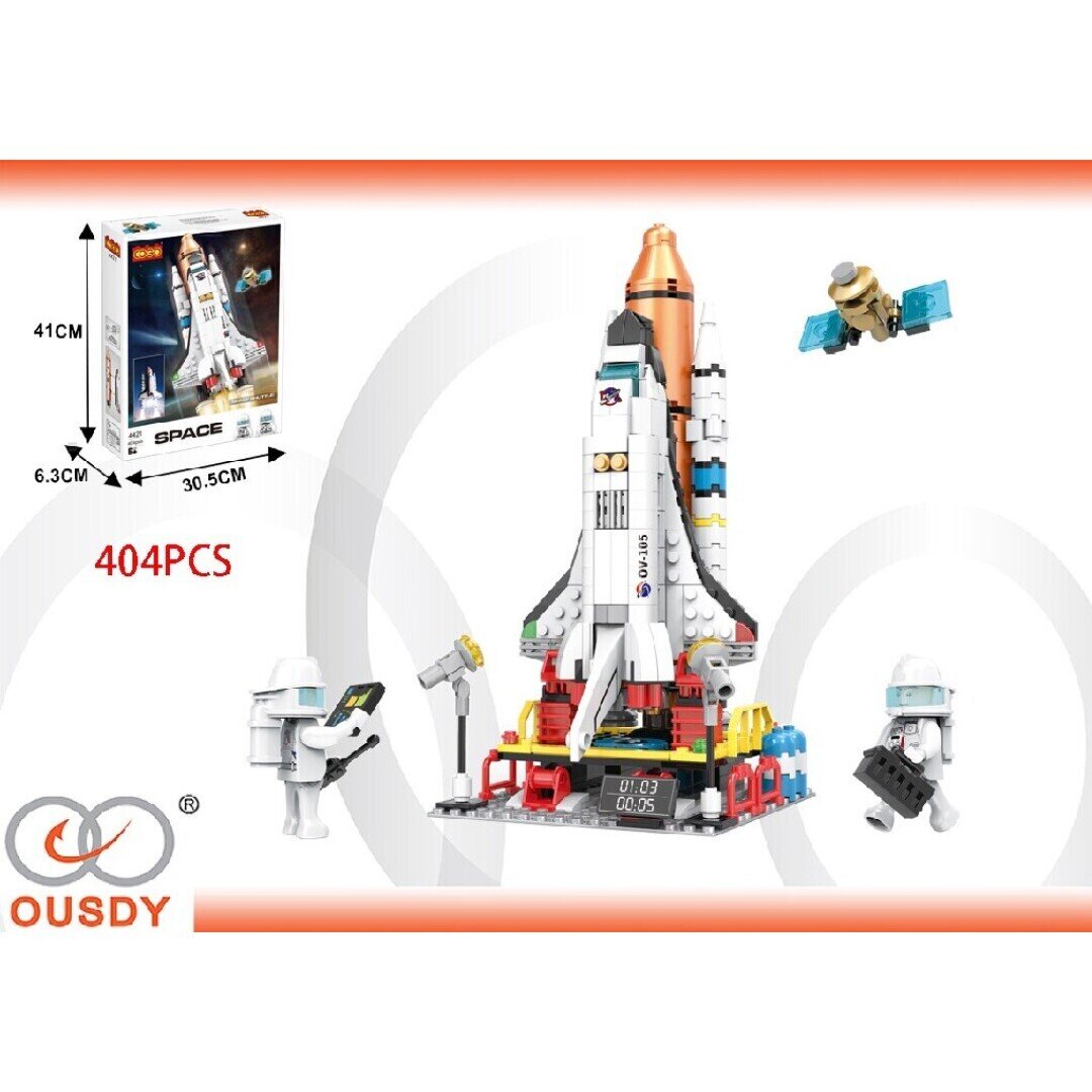 PUZZLE DE BLOQUE COHETE 404PCS